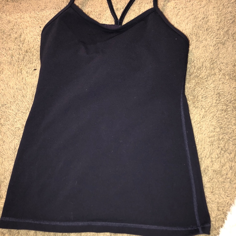 Lululemon dark blue tank top